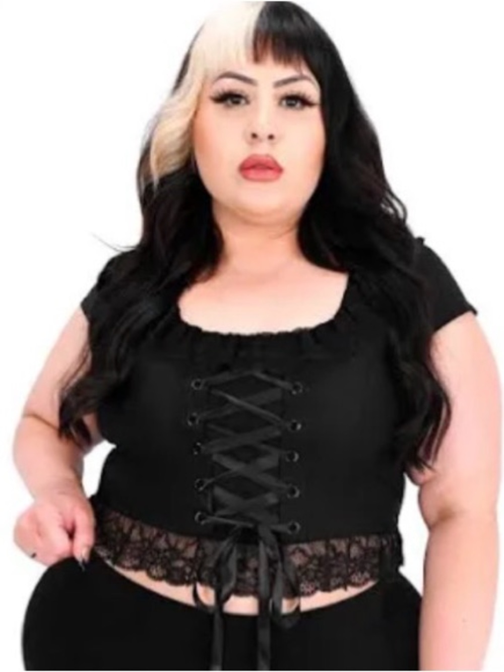 Foxblood Alena Corset Top size L NWOT